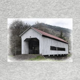 The Red Roof Covered Bridge T-Shirt